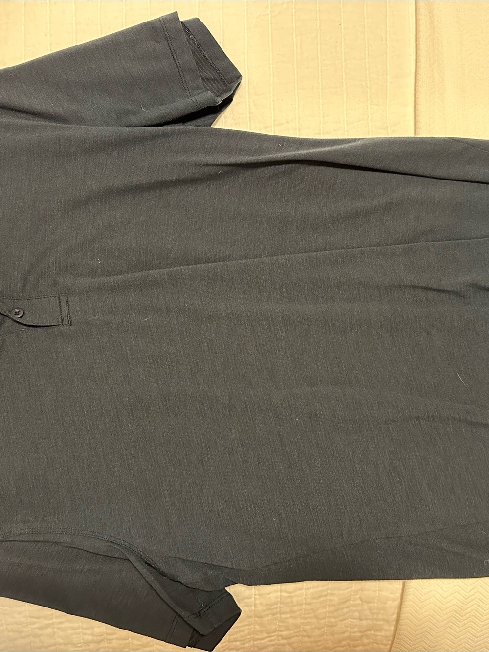 Lululemon Navy Short-Sleeve Polo